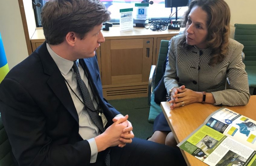 Helen Grant MP with Matthew Scott