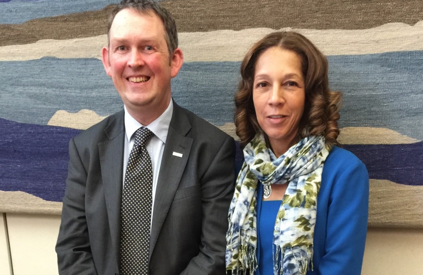 Helen Grant MP meets rail minister Paul Maynard