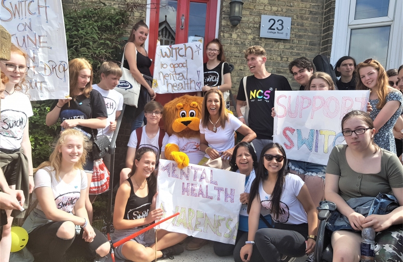 Meeting the NCS team ahead of the walk