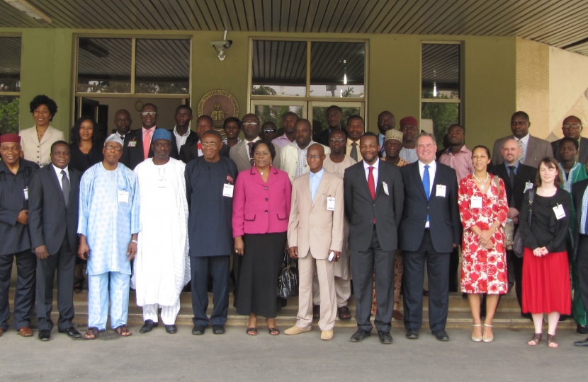 Attending the Every Nigeria Child conference in Abuja 2012