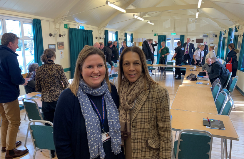 Helen and Cllr Russell