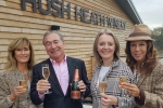 From L to R: Leslie and Richard Balfour Lynn, Liz Truss MP, Helen Grant MP