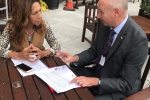 Helen Grant MP meets Southeastern MD David Statham 12-09-18