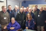 Helen with Staplehurst Men's Shed Group