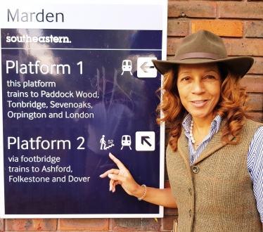 Helen at Marden Station