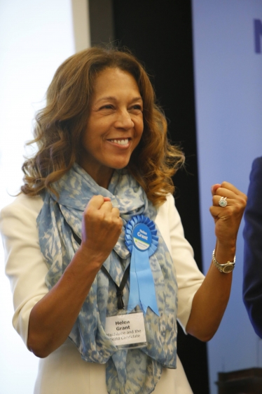 Helen at the General Election Count - June 2017