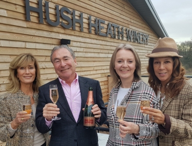 From L to R: Leslie and Richard Balfour Lynn, Liz Truss MP, Helen Grant MP