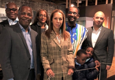 Helen Grant MP at the Museum of London with representatives from Conservative Friends of the Caribbean and Conservative Friends of Africa