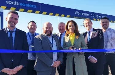 Staplehurst station car park opening 27-09-18