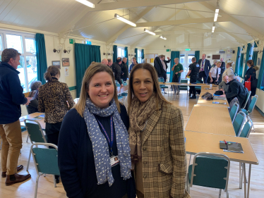 Helen and Cllr Russell